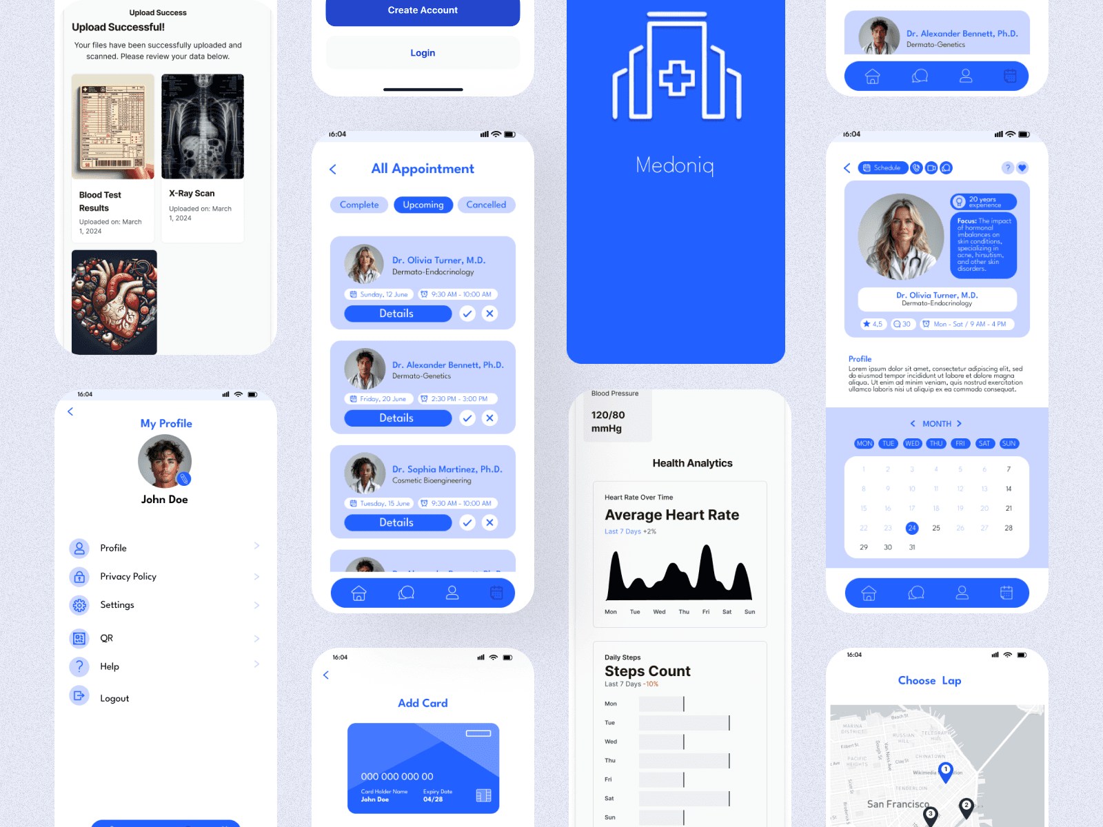 Medoniq App website