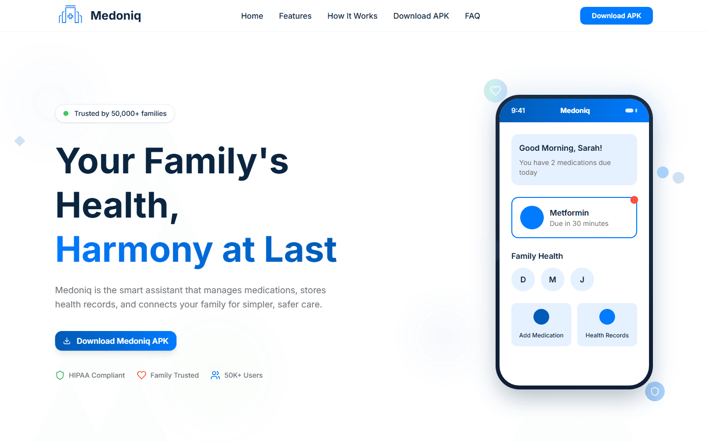 Medoniq website