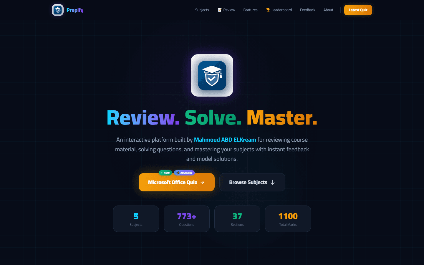 Prepify website