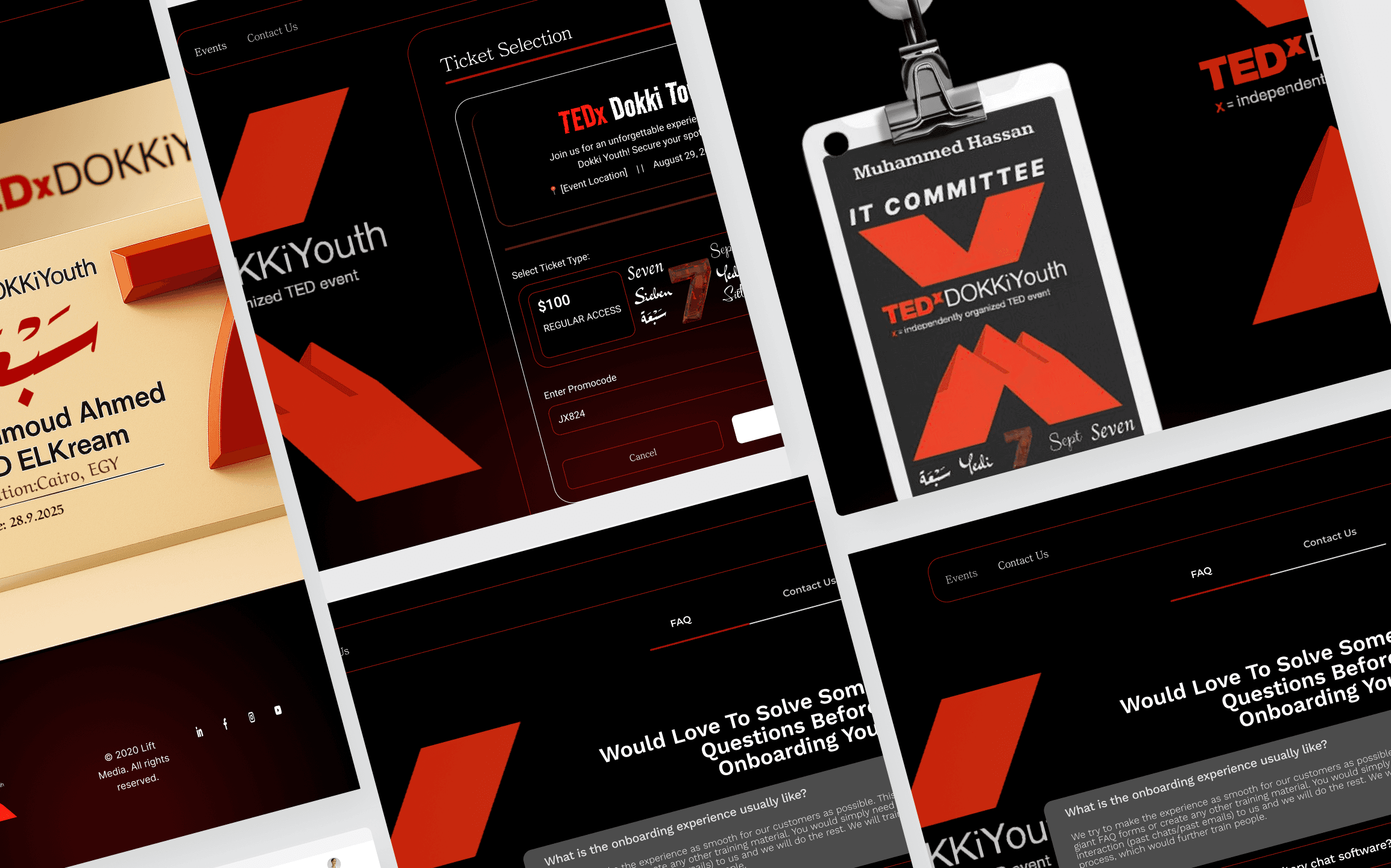 TEDx Dokki Youth website